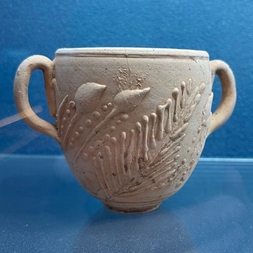 A small ceramic cup, Roman period, Menorca